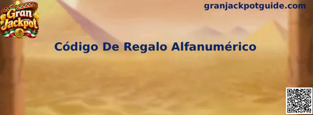 Código De Regalo Alfanumérico Gran Jackpot
