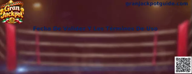 Guía de Gran Jackpot para revisar la fecha de validez y los términos de uso de códigos promocionales