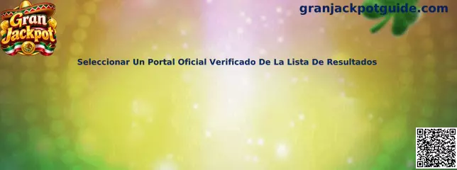 Seleccionar un portal oficial verificado de la lista de resultados