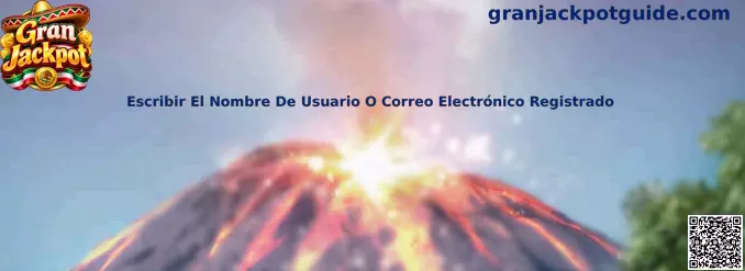 Guía para escribir correctamente el nombre de usuario o correo electrónico registrado en Gran Jackpot